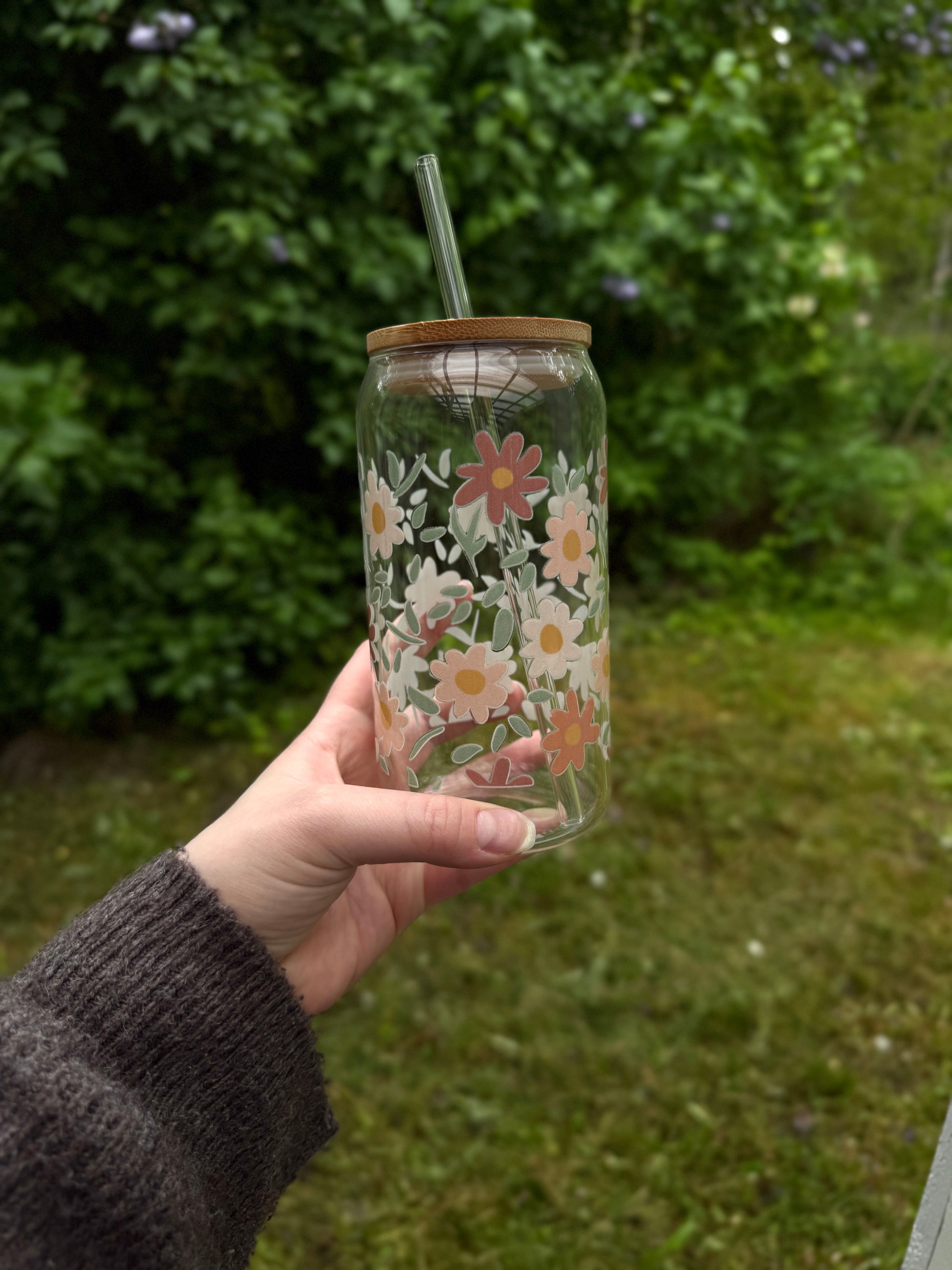 Glas med tryck - Sommardröm