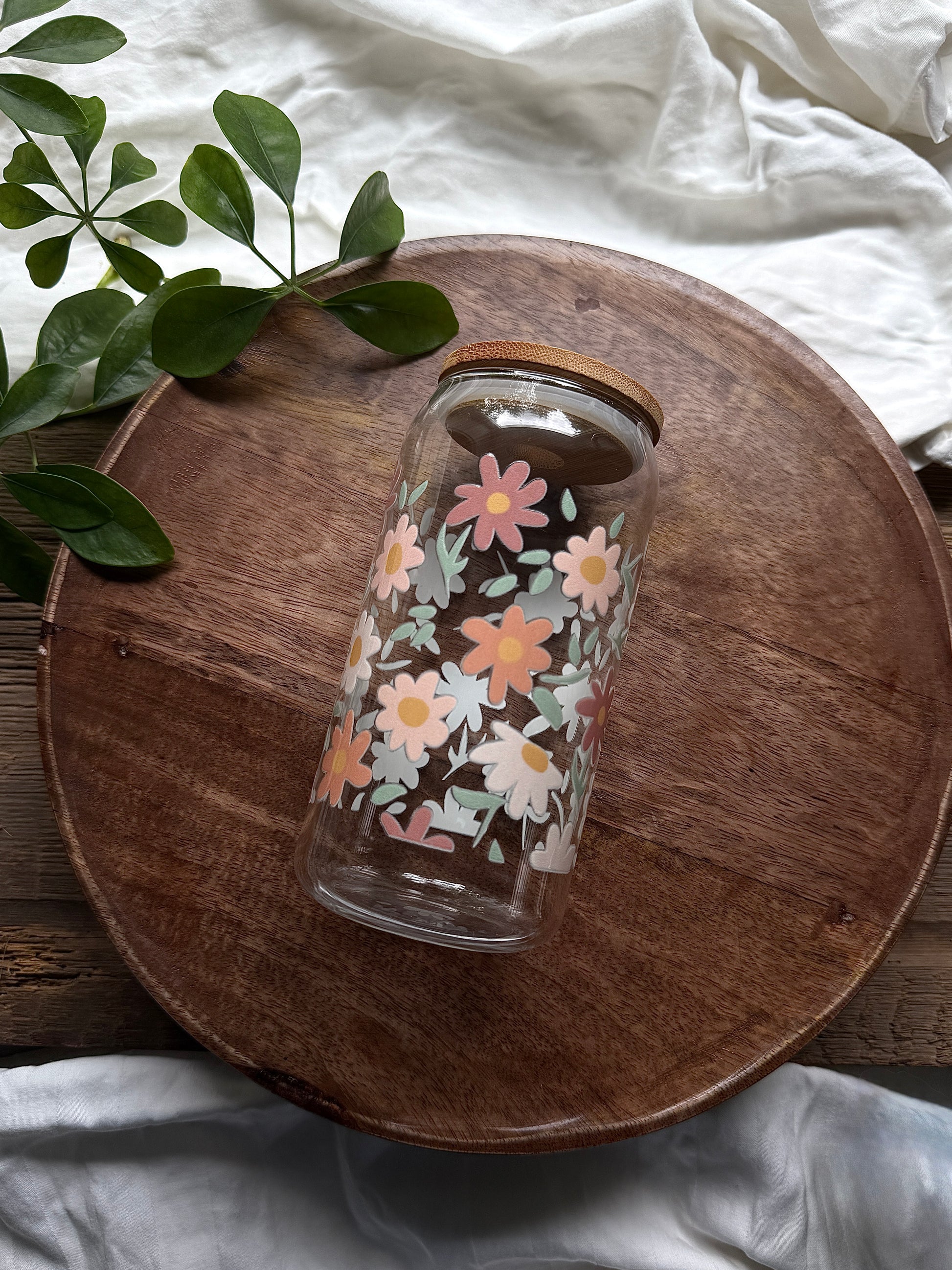 Glas med tryck - Sommardröm